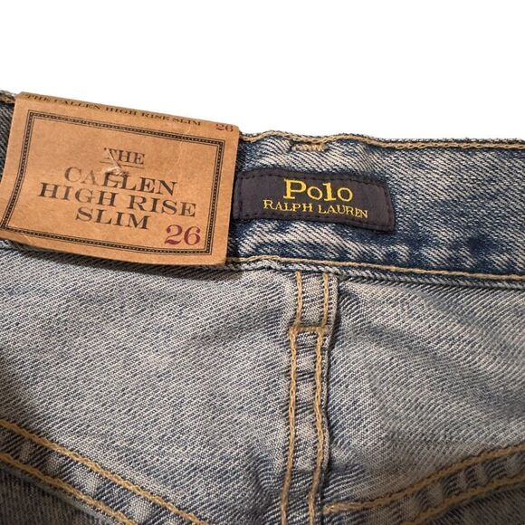 Ralph Lauren Polo The Callen High Rise Slim Jeans Size 26 NWT - Picture 3 of 16